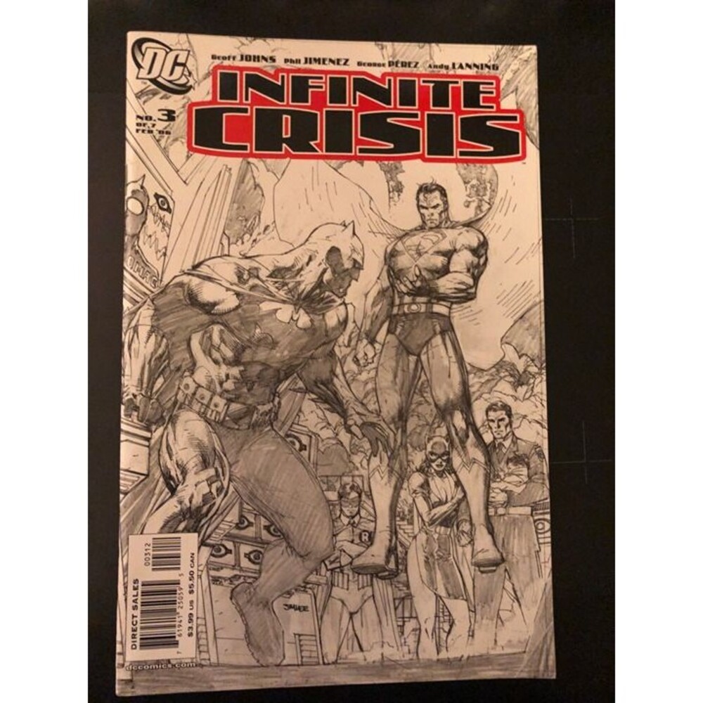 Infinite Crisis (2005) #3 2nd Print Jim Lee Sketch Variant 1st Jaime Reyes VF/NM